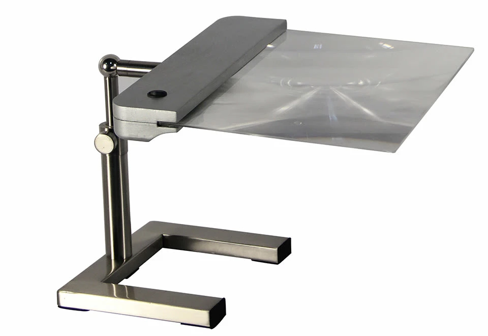 Budget π― Full-Page Cordless Desk Magnifier (Silver Finish) by Simpla, Inc. β 2 Budget π― Full-Page Cordless Desk Magnifier (Silver Finish) by Simpla, Inc. β - Image 2