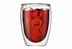 Cheap 😀 Double-Walled Hot and Cold Drinking Glasses (Set of 2) by Bodum USA Inc. ⭐