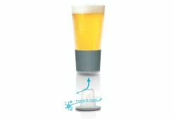 Promo 🎉 The First Self Chilling Glassware (Set of 2) by Soiree Company/CME, Inc. 💯 -Cheap Home Store 203412 z6
