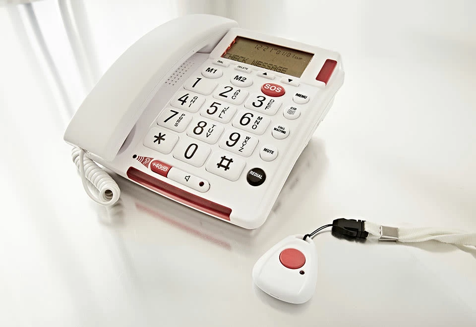 Budget ❤️ First Alert Big Button Phone With Safety Pendant by Spectra Merchandising International, Inc. ⭐ 1 Budget ❤️ First Alert Big Button Phone With Safety Pendant by Spectra Merchandising International, Inc. ⭐