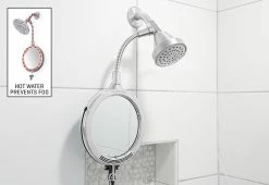 Cheapest 💯 Heated Fog-Free Shower Mirror by Sharper Image 🔔