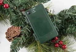 Discount 😀 9-Ft. Cordless Pre-Lit Indoor/Outdoor Garland by Sharper Image 👏 -Cheap Home Store 205977 z4