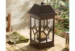 Cheapest 🔔 15" Solar Powered Candle Lantern by Smart Solar Inc. 👏 -Cheap Home Store 206135 z3