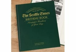 Cheap 👍 The Seattle Times Personalized 🥳 Birthday Book by Signature Gifts, Inc. ✔️