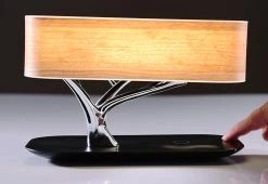 Wholesale ❤️ Bonsai Bluetooth Speaker Lamp with Wireless Charging Pad by Sharper Image 👏 -Cheap Home Store 206423 z4