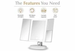 Top 10 😀 Premium Multiple Magnification Vanity Mirror by FarB Trading Ltd. 🤩 -Cheap Home Store 206785 z10