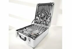 New 🔥 186-Piece Vanadium Tool Set by Sharper Image 😉 -Cheap Home Store 206944 z8