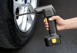 Discount ✔️ Cordless Auto Stop Tire Inflator by Sharper Image 🥰