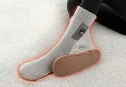 Buy π Heated Slipper 𧦠Socks by Sharper Image π