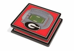 Best Pirce 🥰 NCAA 3D Stadium Coasters (Set of 4) by iDNA Series, LLC 😉 -Cheap Home Store 207061 z19