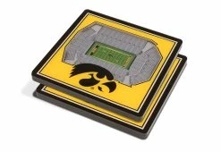 Best Pirce 🥰 NCAA 3D Stadium Coasters (Set of 4) by iDNA Series, LLC 😉 -Cheap Home Store 207061 z23