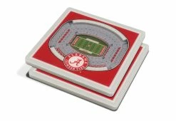 Best Pirce 🥰 NCAA 3D Stadium Coasters (Set of 4) by iDNA Series, LLC 😉 -Cheap Home Store 207061 z3