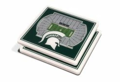 Best Pirce 🥰 NCAA 3D Stadium Coasters (Set of 4) by iDNA Series, LLC 😉 -Cheap Home Store 207061 z33