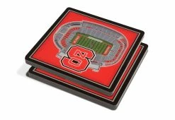 Best Pirce 🥰 NCAA 3D Stadium Coasters (Set of 4) by iDNA Series, LLC 😉 -Cheap Home Store 207061 z41
