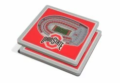 Best Pirce 🥰 NCAA 3D Stadium Coasters (Set of 4) by iDNA Series, LLC 😉 -Cheap Home Store 207061 z49