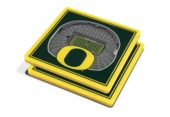 Best Pirce 🥰 NCAA 3D Stadium Coasters (Set of 4) by iDNA Series, LLC 😉 -Cheap Home Store 207061 z55
