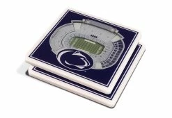 Best Pirce 🥰 NCAA 3D Stadium Coasters (Set of 4) by iDNA Series, LLC 😉 -Cheap Home Store 207061 z57