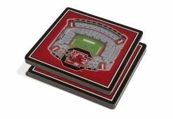 Best Pirce 🥰 NCAA 3D Stadium Coasters (Set of 4) by iDNA Series, LLC 😉 -Cheap Home Store 207061 z61