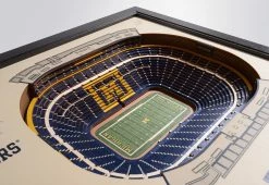 Best Sale 💯 NCAA 3D Stadium Wall Art by iDNA Series, LLC 🔔 -Cheap Home Store 207062 z36