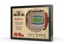 Best Sale 💯 NCAA 3D Stadium Wall Art by iDNA Series, LLC 🔔 -Cheap Home Store 207062 z37