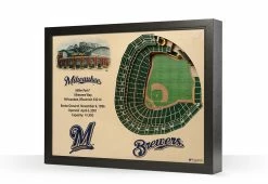 Best Sale 🛒 MLB 3D Stadium Wall Art by iDNA Series, LLC ✔️ -Cheap Home Store 207078 z24