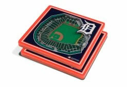 Cheapest 💯 MLB 3D Stadium Coasters (Set of 4) by iDNA Series, LLC ⌛ -Cheap Home Store 207081 z20
