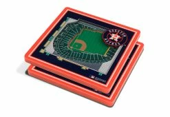 Cheapest 💯 MLB 3D Stadium Coasters (Set of 4) by iDNA Series, LLC ⌛ -Cheap Home Store 207081 z22