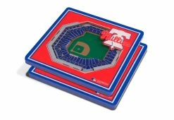 Cheapest 💯 MLB 3D Stadium Coasters (Set of 4) by iDNA Series, LLC ⌛ -Cheap Home Store 207081 z40