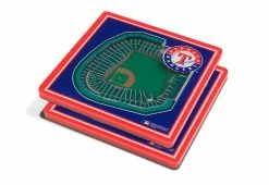 Cheapest 💯 MLB 3D Stadium Coasters (Set of 4) by iDNA Series, LLC ⌛ -Cheap Home Store 207081 z54