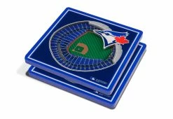 Cheapest 💯 MLB 3D Stadium Coasters (Set of 4) by iDNA Series, LLC ⌛ -Cheap Home Store 207081 z56