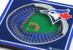 Cheapest 💯 MLB 3D Stadium Coasters (Set of 4) by iDNA Series, LLC ⌛ -Cheap Home Store 207081 z57