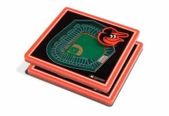 Cheapest 💯 MLB 3D Stadium Coasters (Set of 4) by iDNA Series, LLC ⌛ -Cheap Home Store 207081 z6