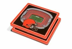 Best Pirce 🛒 NFL 3D Stadium Coasters (Set of 4) by iDNA Series, LLC 😀 -Cheap Home Store 207082 z17