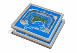 Best Pirce 🛒 NFL 3D Stadium Coasters (Set of 4) by iDNA Series, LLC 😀 -Cheap Home Store 207082 z23