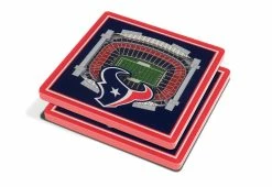 Best Pirce 🛒 NFL 3D Stadium Coasters (Set of 4) by iDNA Series, LLC 😀 -Cheap Home Store 207082 z27
