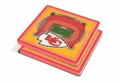 Best Pirce 🛒 NFL 3D Stadium Coasters (Set of 4) by iDNA Series, LLC 😀 -Cheap Home Store 207082 z33