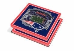Best Pirce 🛒 NFL 3D Stadium Coasters (Set of 4) by iDNA Series, LLC 😀 -Cheap Home Store 207082 z39