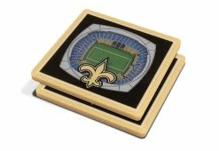 Best Pirce 🛒 NFL 3D Stadium Coasters (Set of 4) by iDNA Series, LLC 😀 -Cheap Home Store 207082 z41