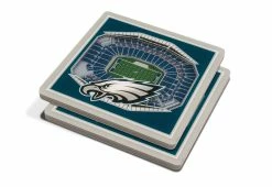 Best Pirce 🛒 NFL 3D Stadium Coasters (Set of 4) by iDNA Series, LLC 😀 -Cheap Home Store 207082 z47