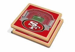 Best Pirce 🛒 NFL 3D Stadium Coasters (Set of 4) by iDNA Series, LLC 😀 -Cheap Home Store 207082 z51
