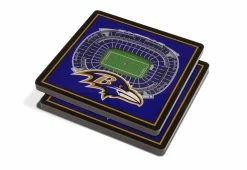 Best Pirce 🛒 NFL 3D Stadium Coasters (Set of 4) by iDNA Series, LLC 😀 -Cheap Home Store 207082 z7