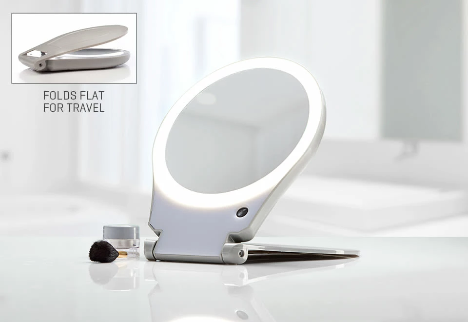 Hot Sale π 10X Lighted Folding Travel Mirror by Floxite Company, Inc. π 1 Hot Sale π 10X Lighted Folding Travel Mirror by Floxite Company, Inc. π