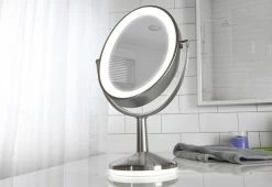 New ✨ Cordless LED Oval Mirror by Zadro Products, Inc. 👏