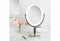 New ✨ Cordless LED Oval Mirror by Zadro Products, Inc. 👏 -Cheap Home Store 207292 z7