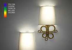 Best Sale 🔔 Wireless LED Wall Sconces (Set of 2) by Vupoint Solutions, Inc. ⭐