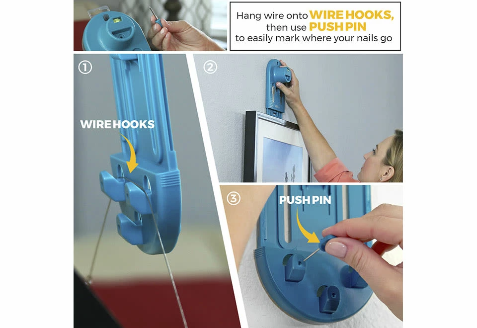 Outlet ❤️ Easiest Picture Hanging and Leveling Tool by AACraft Inc. ⭐ 4 Outlet ❤️ Easiest Picture Hanging and Leveling Tool by AACraft Inc. ⭐ - Image 4