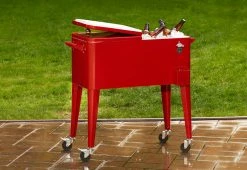 Discount 💯 Retro Patio Cooler Cart by GoPlus (Costway) ✨