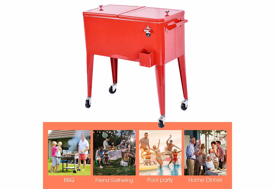 Discount π― Retro Patio Cooler Cart by GoPlus (Costway) β¨ 12 Discount π― Retro Patio Cooler Cart by GoPlus (Costway) β¨ - Image 12