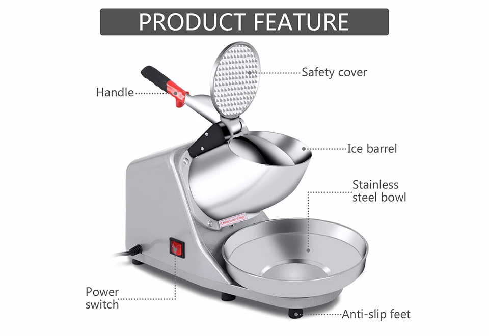 Best deal π Electric Ice Shaver by GoPlus (Costway) β€οΈ 4 Best deal π Electric Ice Shaver by GoPlus (Costway) β€οΈ - Image 4