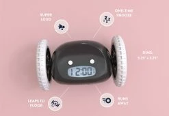 New 🛒 Alarm Clock on Wheels by Clocky LLC 🤩 -Cheap Home Store 207718 z13
